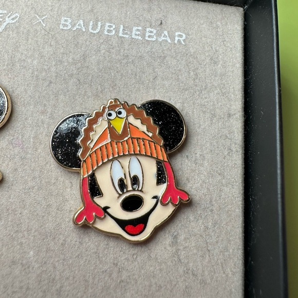BaubleBar x Disney Mickey Turkey Thanksgiving earrings NWT - Picture 5 of 6